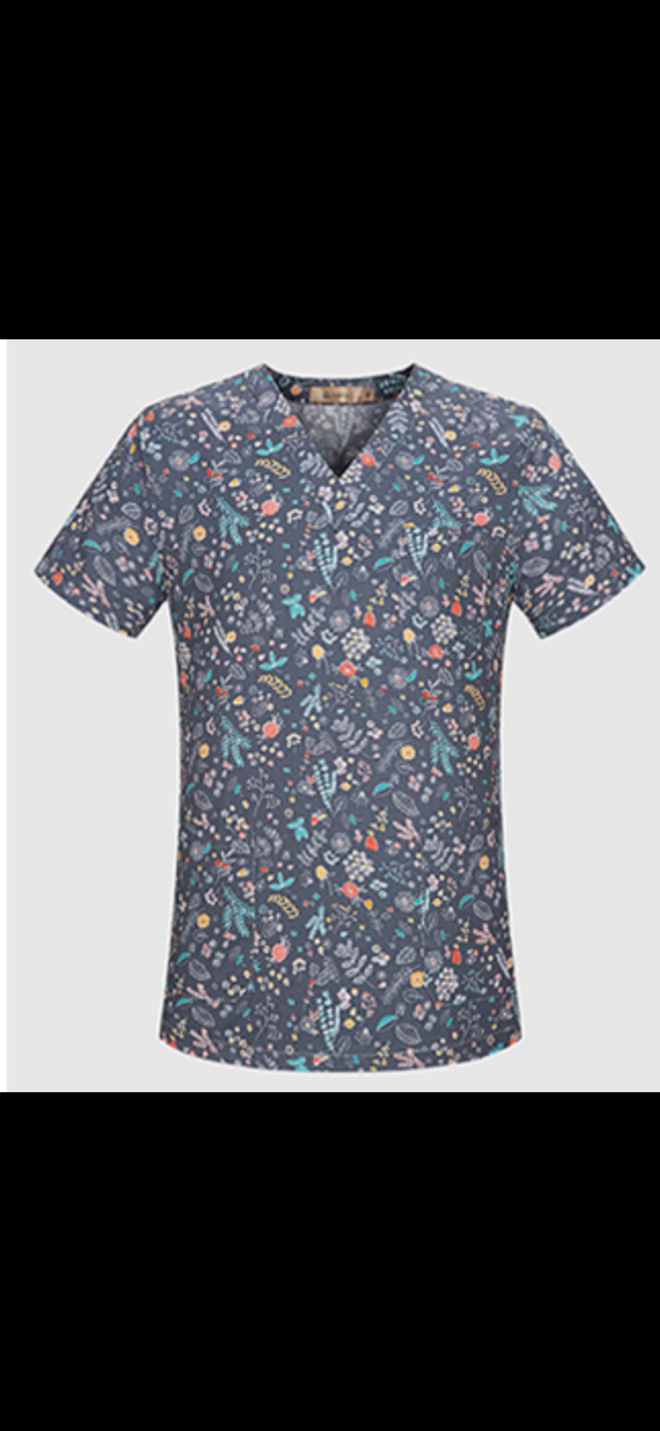 Garden love scrub top