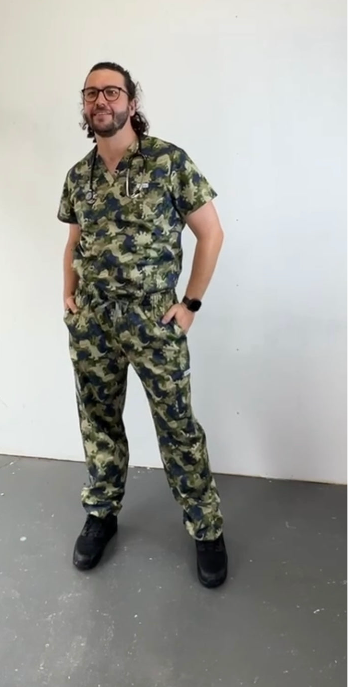 Camosaurs scrub set