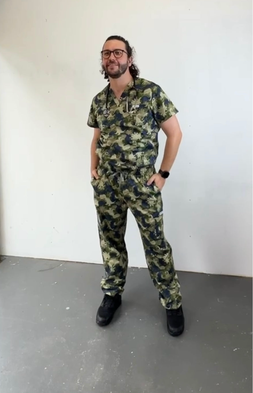 Camosaurs scrub set