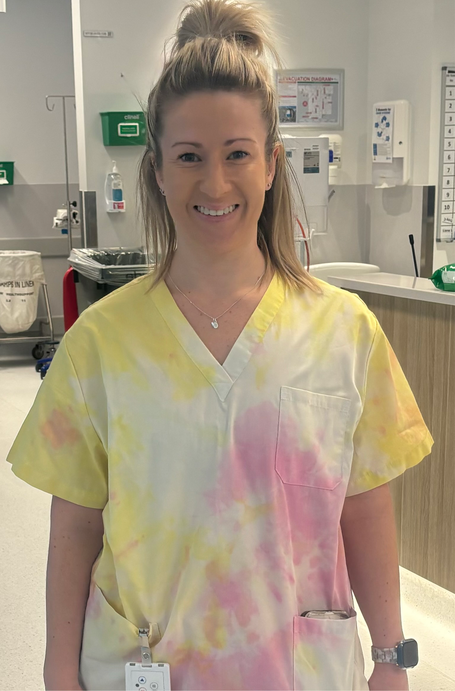 Tie Dyed Scrub tops