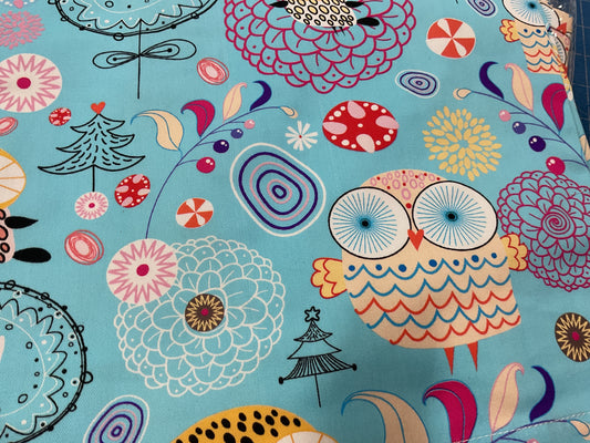 Owl scrub top