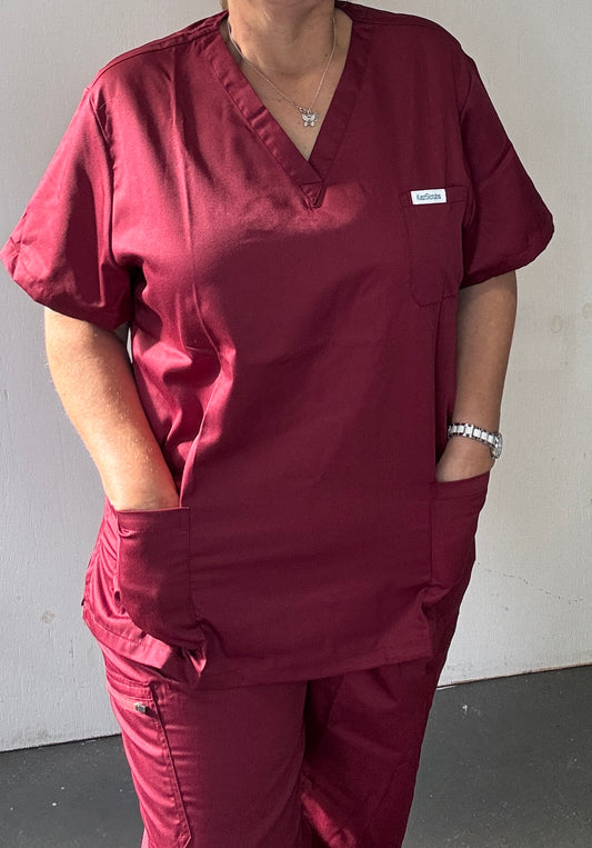 Beautiful MAROON Scrub set