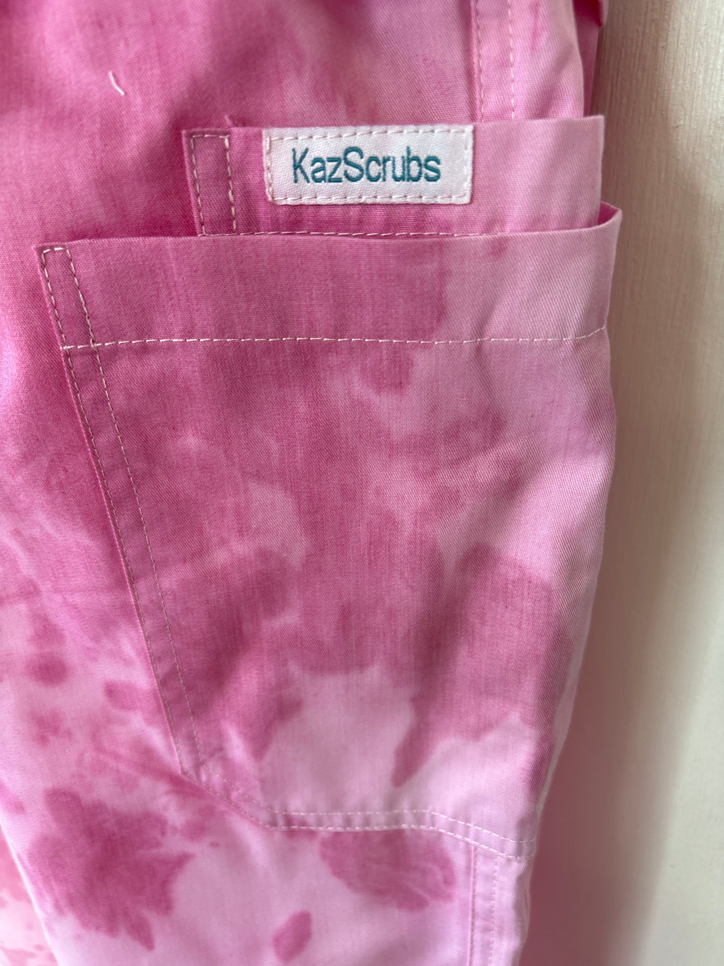 Pink on pink scrub set