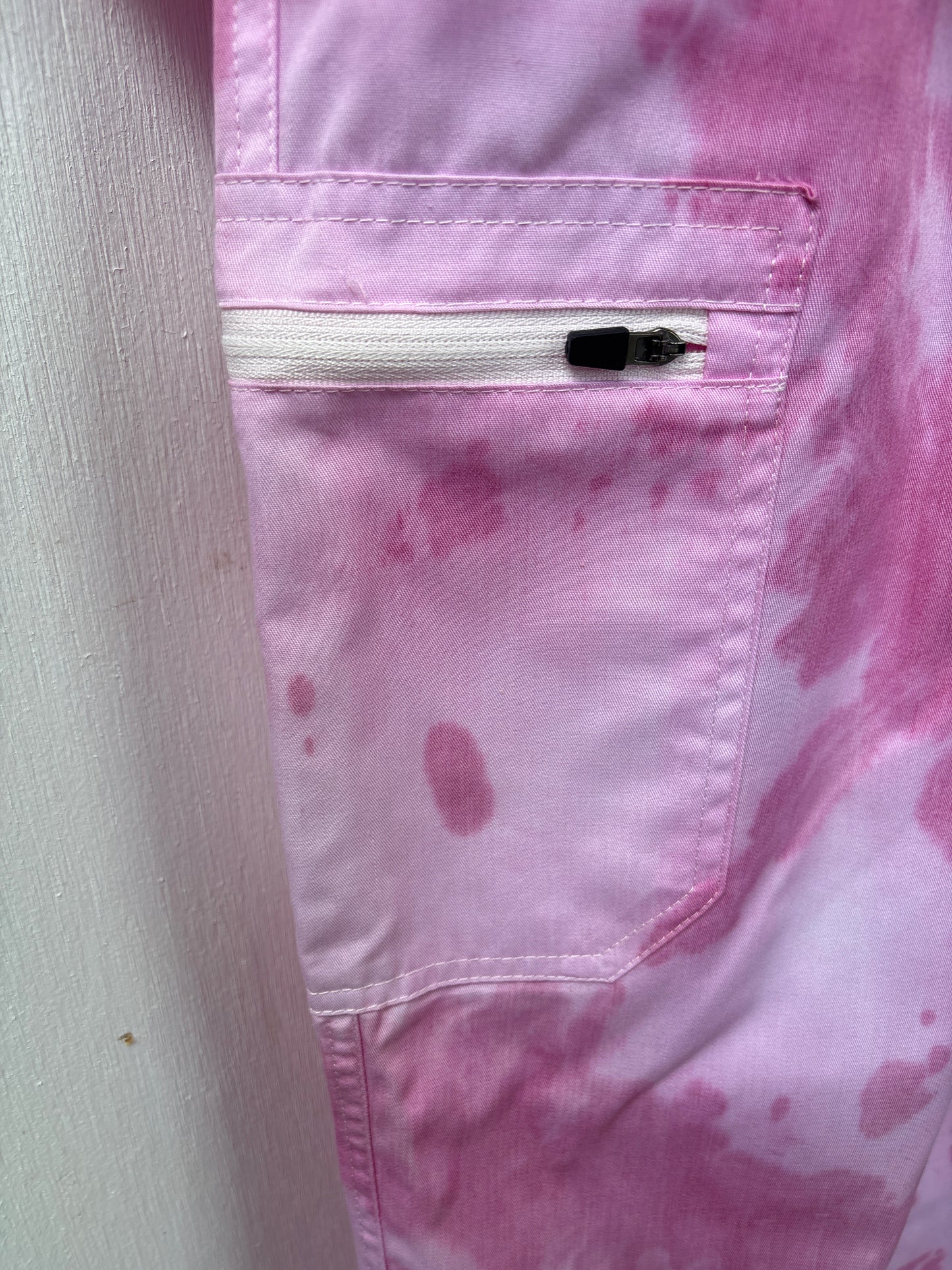 Pink on pink scrub set