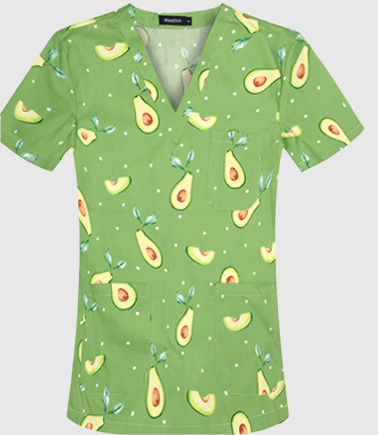 Avo scrub tops