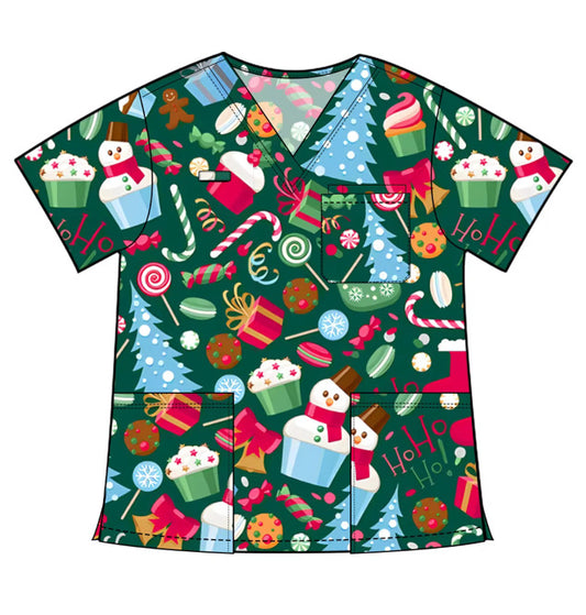 Love of Christmas scrub top