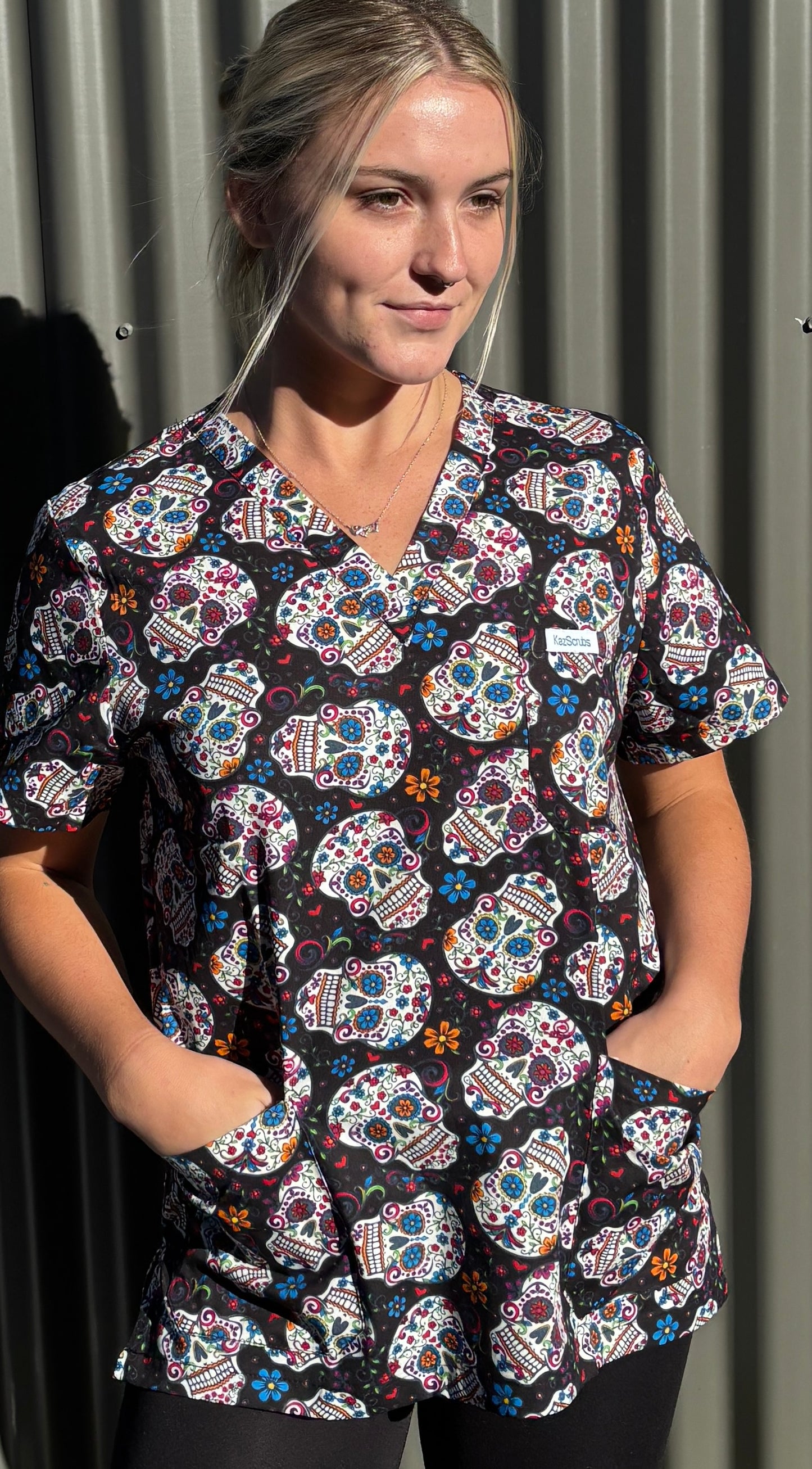 Sugar-skull scrub set