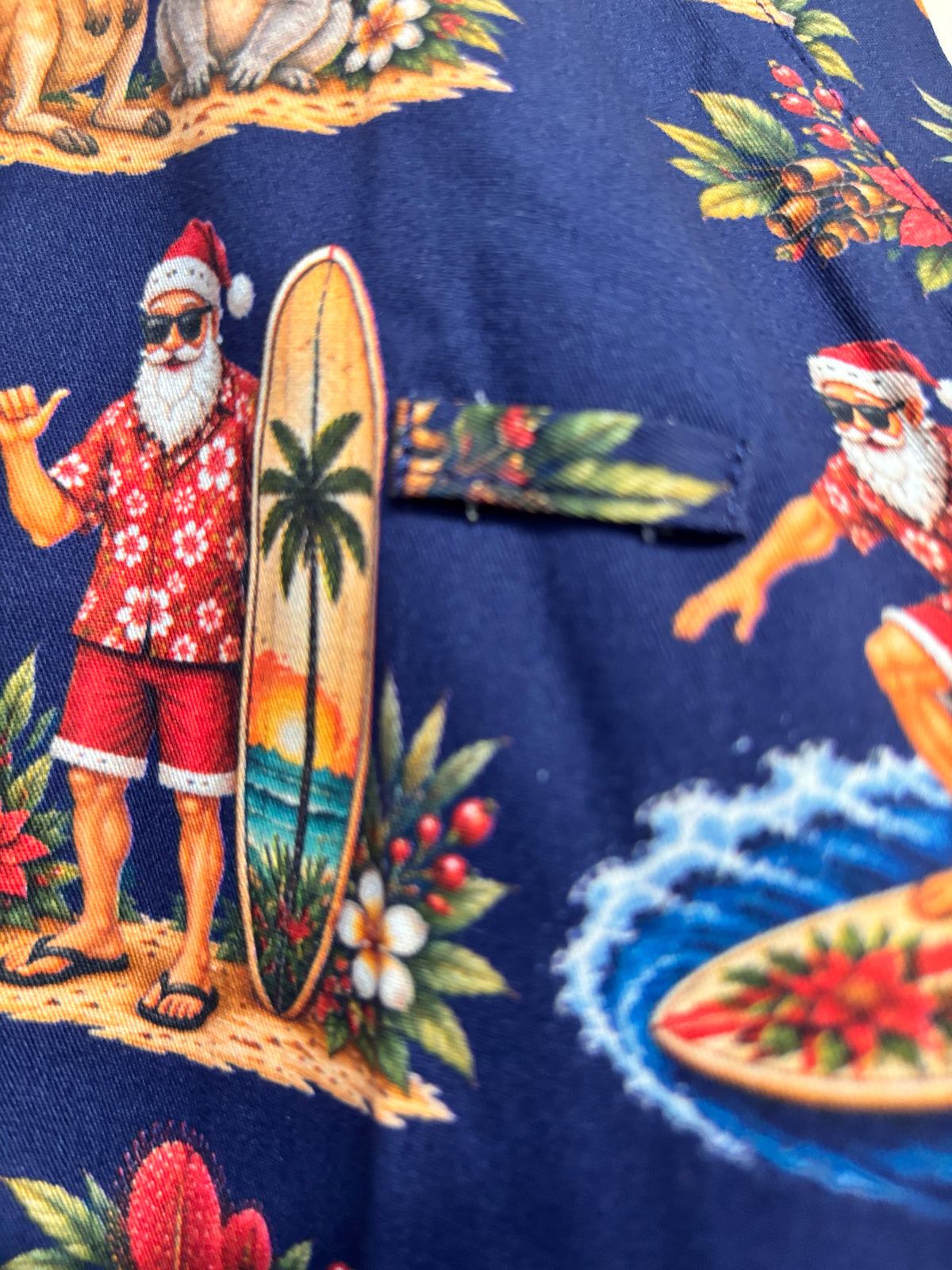 Auzzie Santa Scrub top