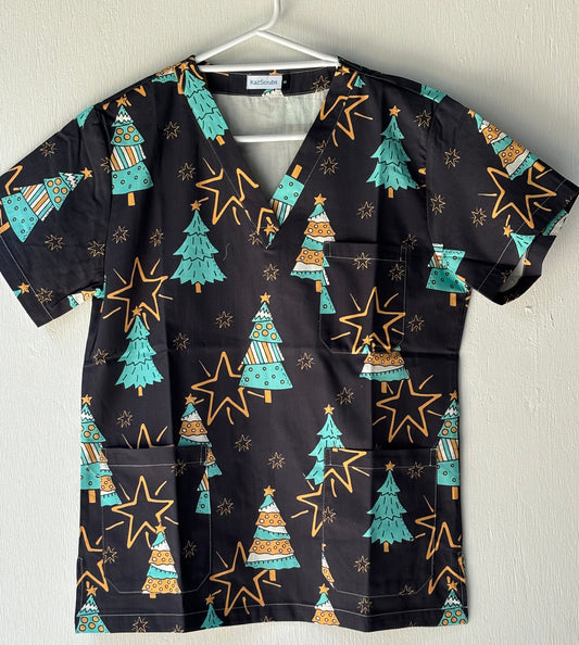 Celebration scrub top