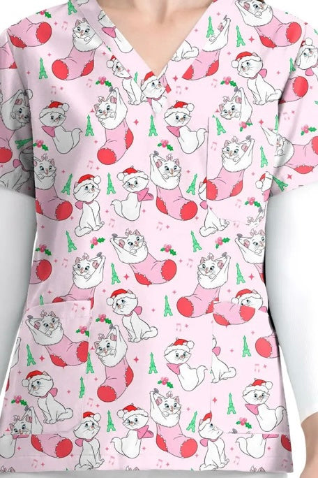 Aristocrat Christmas scrub top