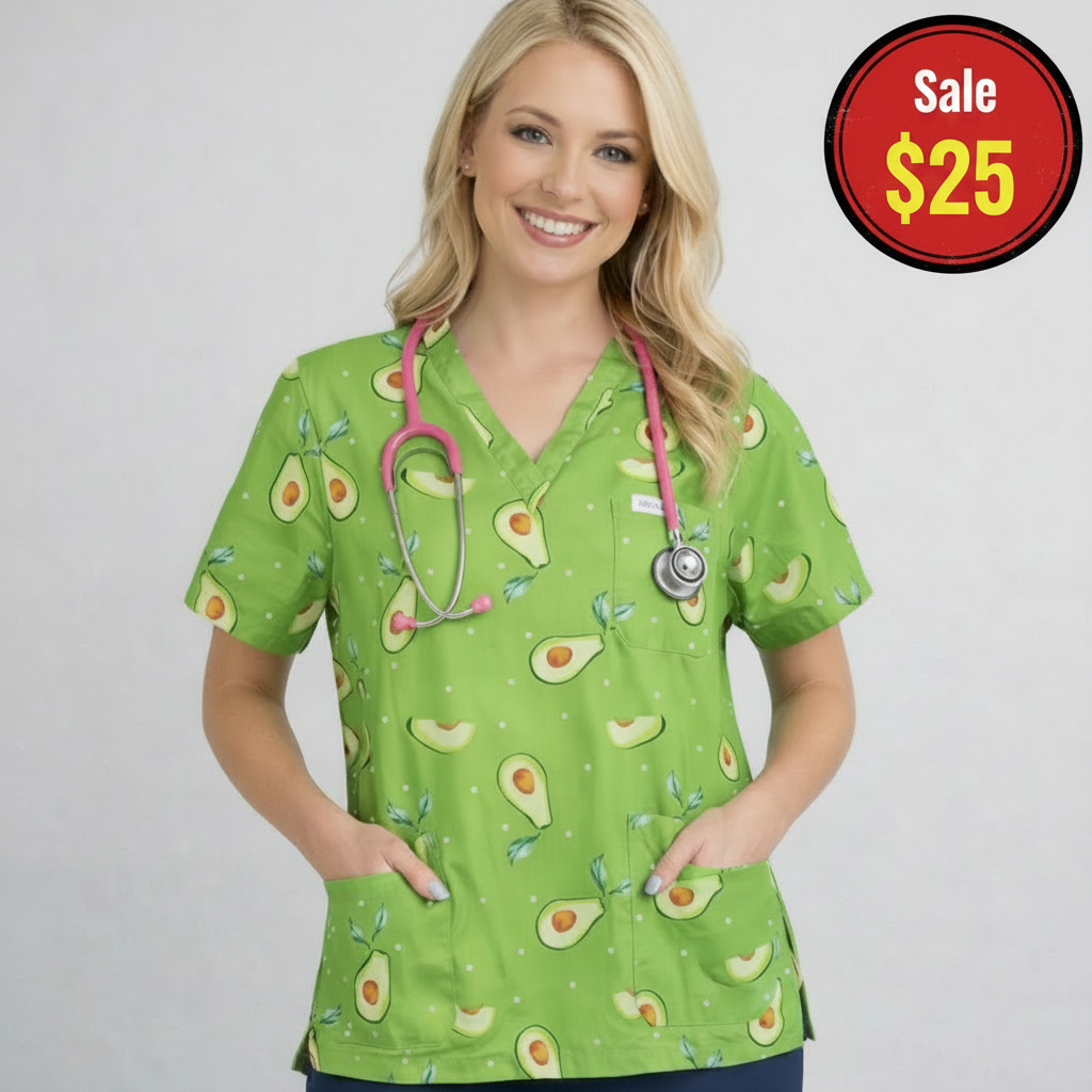 Avo scrub tops KazScrubs