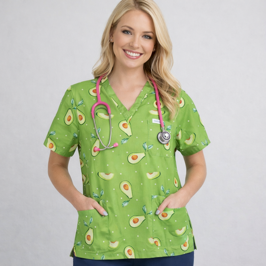 Avo scrub tops