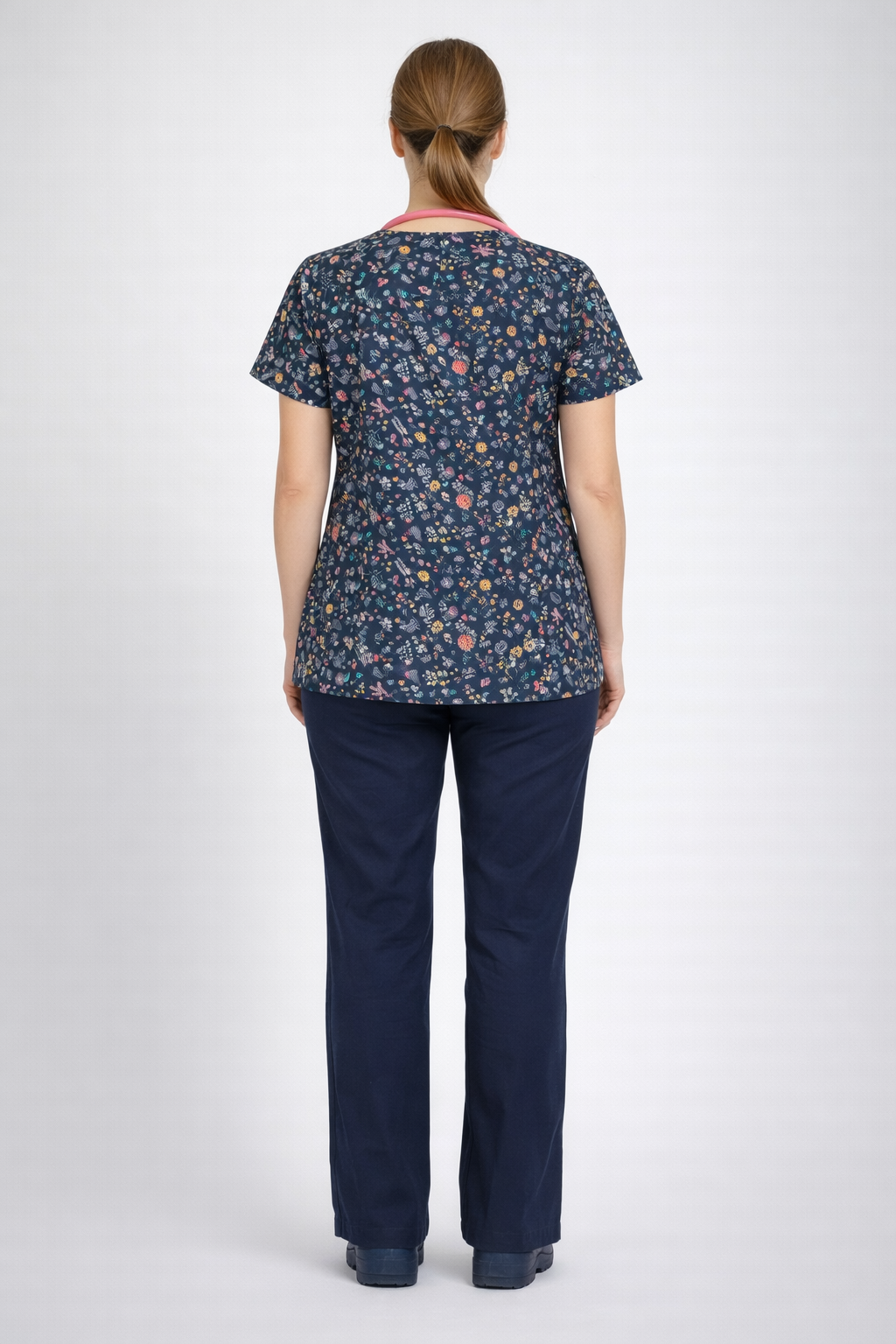 Garden love scrub top