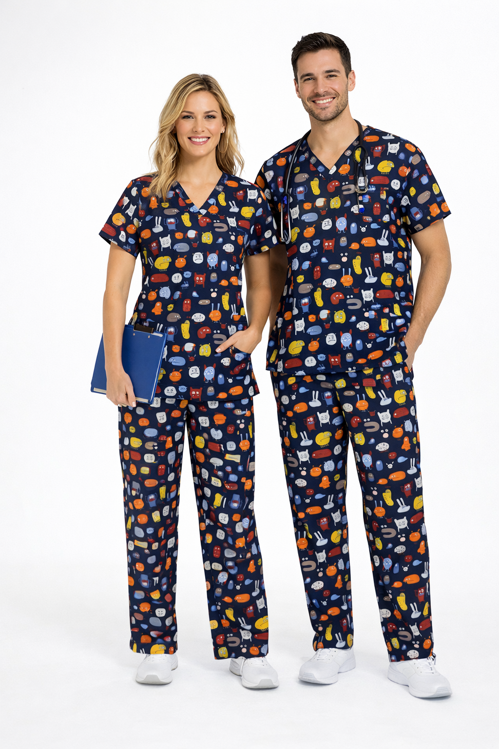 Lil monsters scrub sets